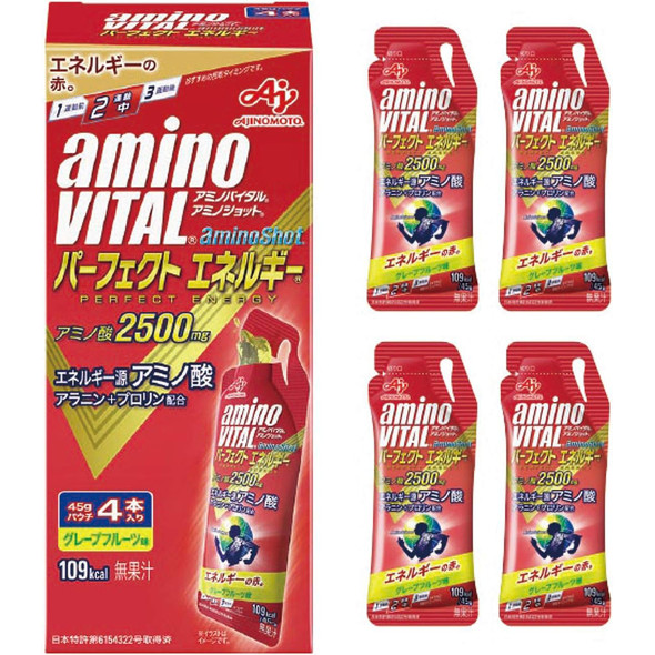 味の素「アミノバイタル アミノショット パーフェクトエネルギー 4本入り」