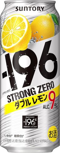サントリー「-196 ストロングゼロ ダブルレモン 500ml×24缶」