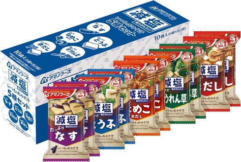 アマノフーズ「減塩いつものおみそ汁 10袋入り」