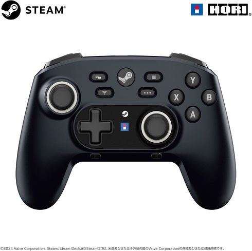 今売れているPC用ゲームパッド：ホリ「ワイヤレスホリパッド for Steam ミッドナイトブラック」
