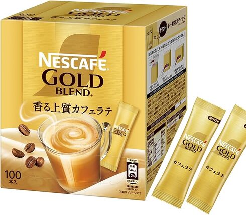 ネスレ日本「ネスカフェ ゴールドブレンド 香る上質カフェラテ スティック 100本」