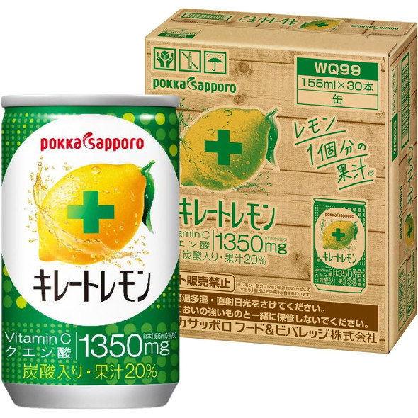 ポッカサッポロフード&ビバレッジ「キレートレモン 155ml×30缶」