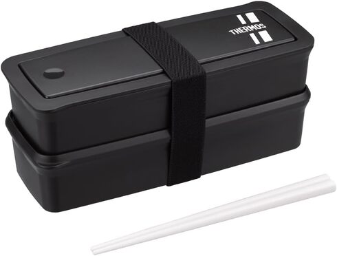 サーモス(THERMOS)「フレッシュランチボックス 980ml ブラックシルバー DJS-981W BKSL」
