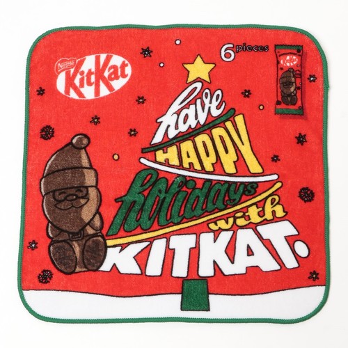 キットカット ホリデイサンタ タオルハンカチ