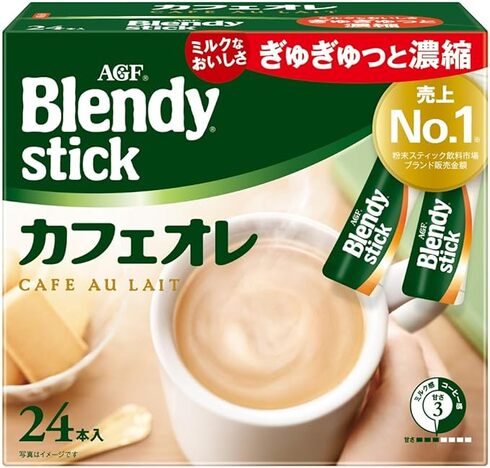 AGF(エージーエフ)「ブレンディ スティック カフェオレ 24本 」