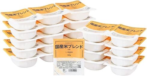 アイリスオーヤマ「by Amazon 低温製法米 国産米ブレンド 180g×24個」