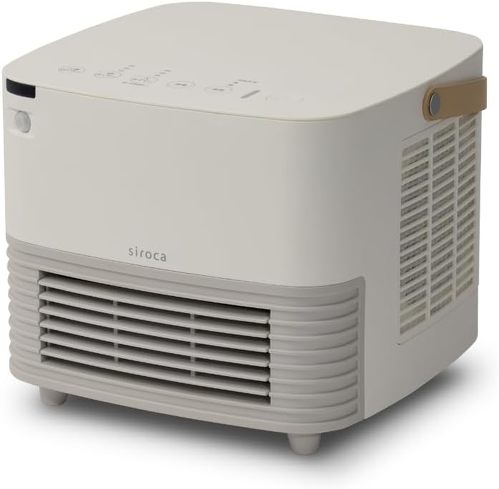おすすめの足元暖房器具:シロカ「人感センサー付き セラミックファンヒーター ポカCUBE SH-CF251」