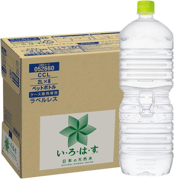 コカ・コーラ「い・ろ・は・すラベルレス 2LPET×8本」