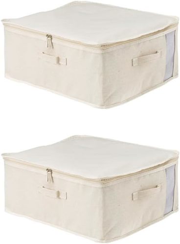 霜山 中身が見える布製収納ボックス