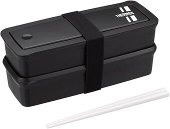 サーモス 「弁当箱 DJS-981W BKSL」