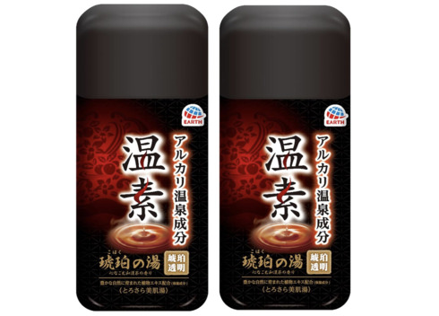 アース製薬「温素 琥珀の湯 600g×2個」
