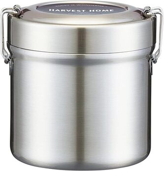 スケーター「抗菌真空ステンレスランチボックス600ml/2段ベーシック/STLB1AG_4973307550317」