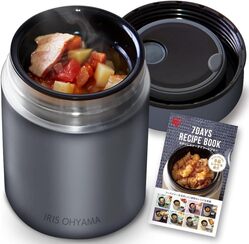 アイリスオーヤマ「ステンレスケータイフードジャー 400ml SFJ-400 ネイビー」