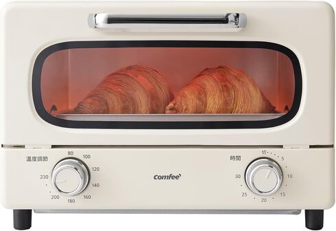 COMFEE'「オーブントースター 2枚焼き CF-MG101-AY」