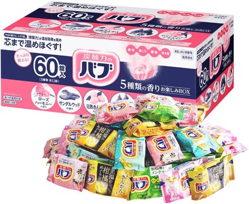 花王「バブ 5種類の香りお楽しみBOX 60錠」 