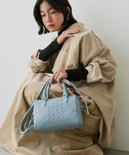 ラシット レザー2WAYミニボストンバッグ