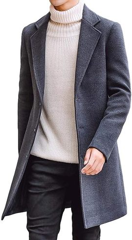 今売れているメンズコート:ベンケ「チェスターコート 秋冬 ウール M〜3XL」