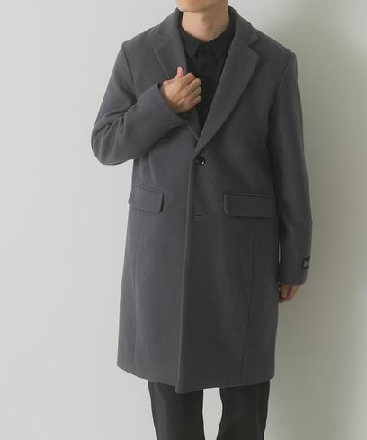 チェスターコート:URBAN RESEARCH ITEMS「ウールブレンドチェスターコート」