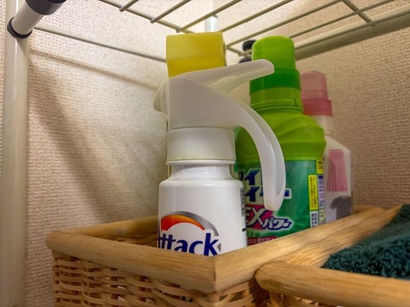 液体洗剤は柔軟に使え、保管スペースも小さめでOK