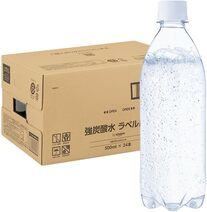 アイリスオーヤマ「炭酸水 ラベルレス 500ml ×24本」