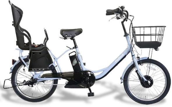 今売れている電動自転車：PELTECH「TDN-207LPC チャイルドシート付 20型 電動アシスト 内装3段」
