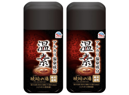 アース製薬「温素 琥珀の湯 600g×2個」
