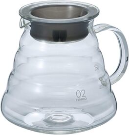 ハリオ「V60 グラスサーバー 600ml XGSR-60-TB」