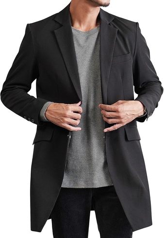チェスターコート：JIGGYS SHOP「TPUチェスターコート スプリングコート メンズ ロングジャケット ストレッチ 春 26SS」
