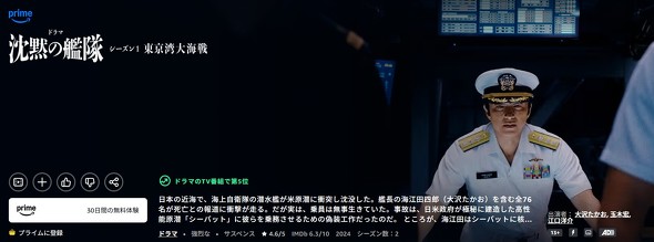 沈黙の艦隊 シーズン1 〜東京湾大海戦〜