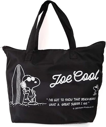キャラクターズ トート Snoopy ブラック