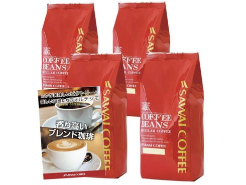 澤井珈琲「コーヒー豆 ビクトリーブレンド／ブレンドフォルティシモ 2kgセット」