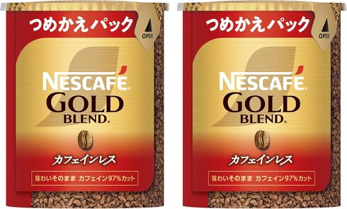 ネスレ日本「ネスカフェ ゴールドブレンド カフェインレス エコ&システムパック 60g×2本」