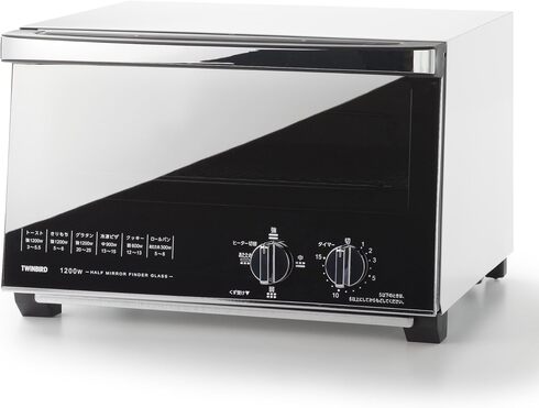 ツインバード「ミラーガラスオーブントースター TS-4047W」