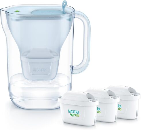 ブリタ「ポット型浄水器 スタイル エコ パウダーブルー」