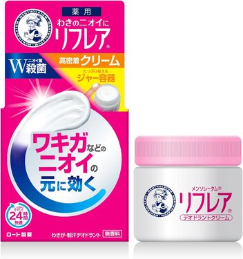 ロート製薬「メンソレータム リフレア デオドラントクリーム 55g」