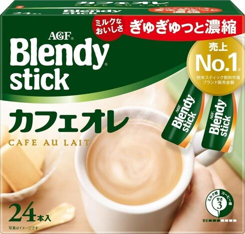 AGF「ブレンディ スティック カフェオレ 24本」