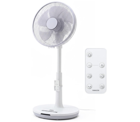山善「DCリビング扇風機 YLX-AED30（WH）」