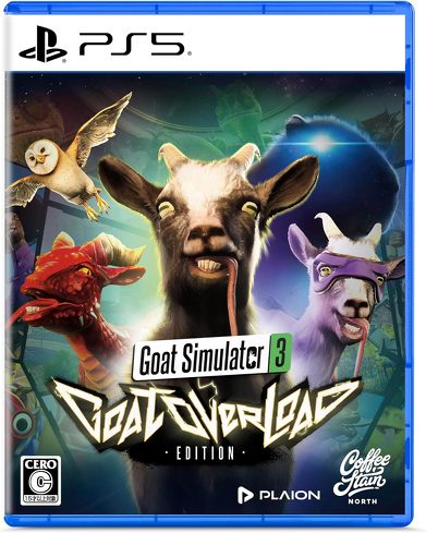 PS5のソフト(オープンワールド):PLAION「Goat Simulator 3 -Goat Overload Edition」