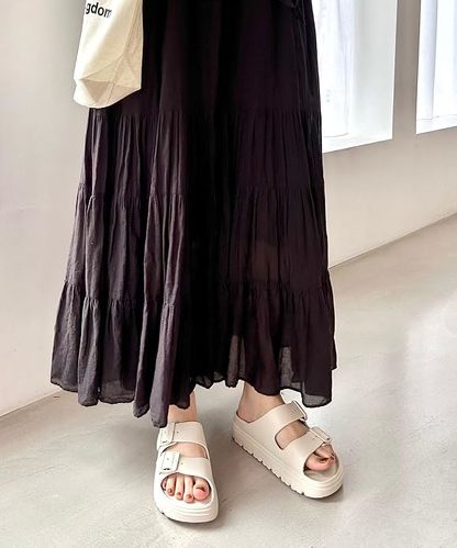 オリエンタルトラフィック ダブルベルト厚底サンダル OT3220
