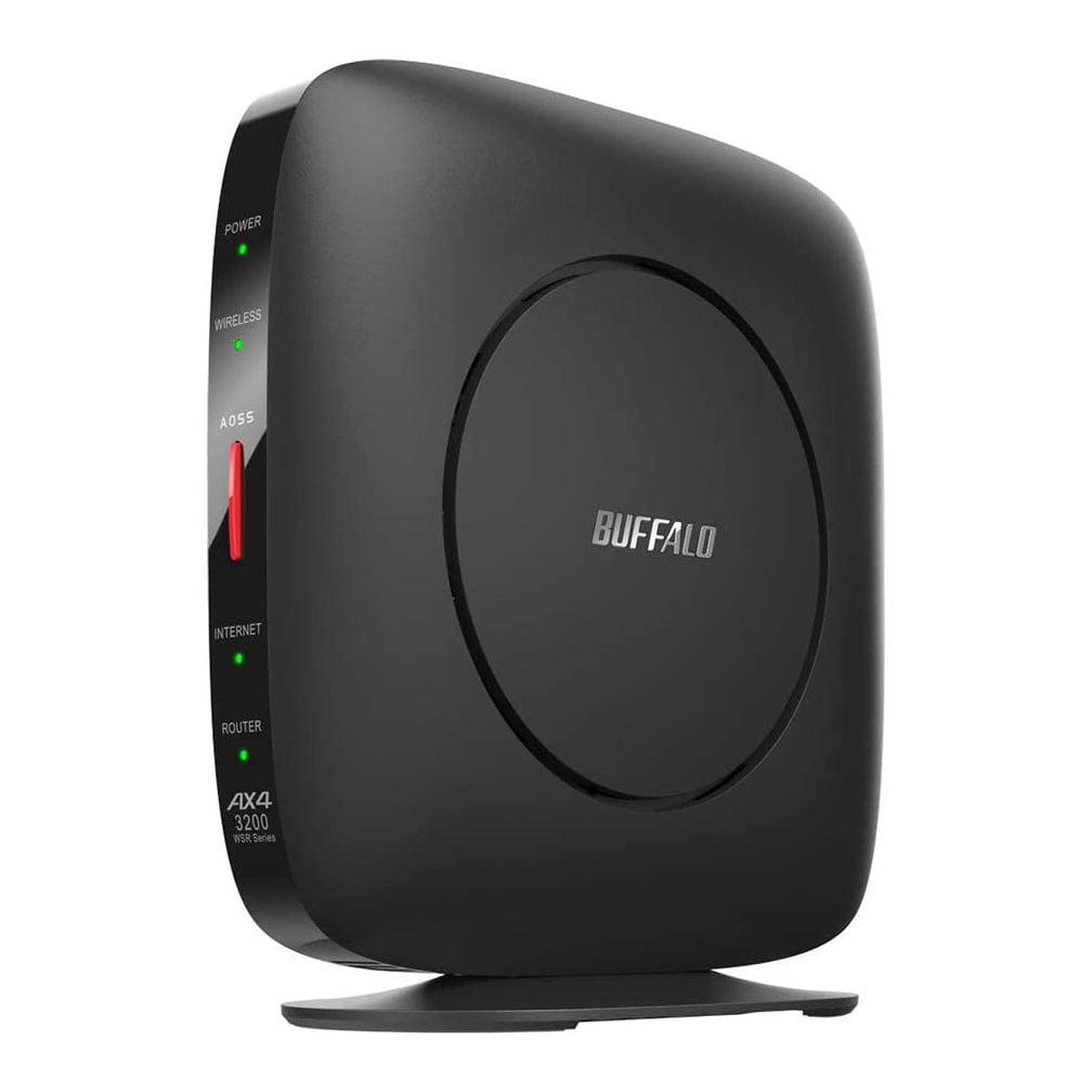 BUFFALO Wi-Fi 6 ルーター WSR-3200AX4S/NBK（画像は『Amazon.co.jp』より引用）