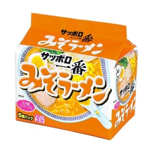 サッポロ一番 みそラーメン 5食（画像はAmazon.co.jpより引用）