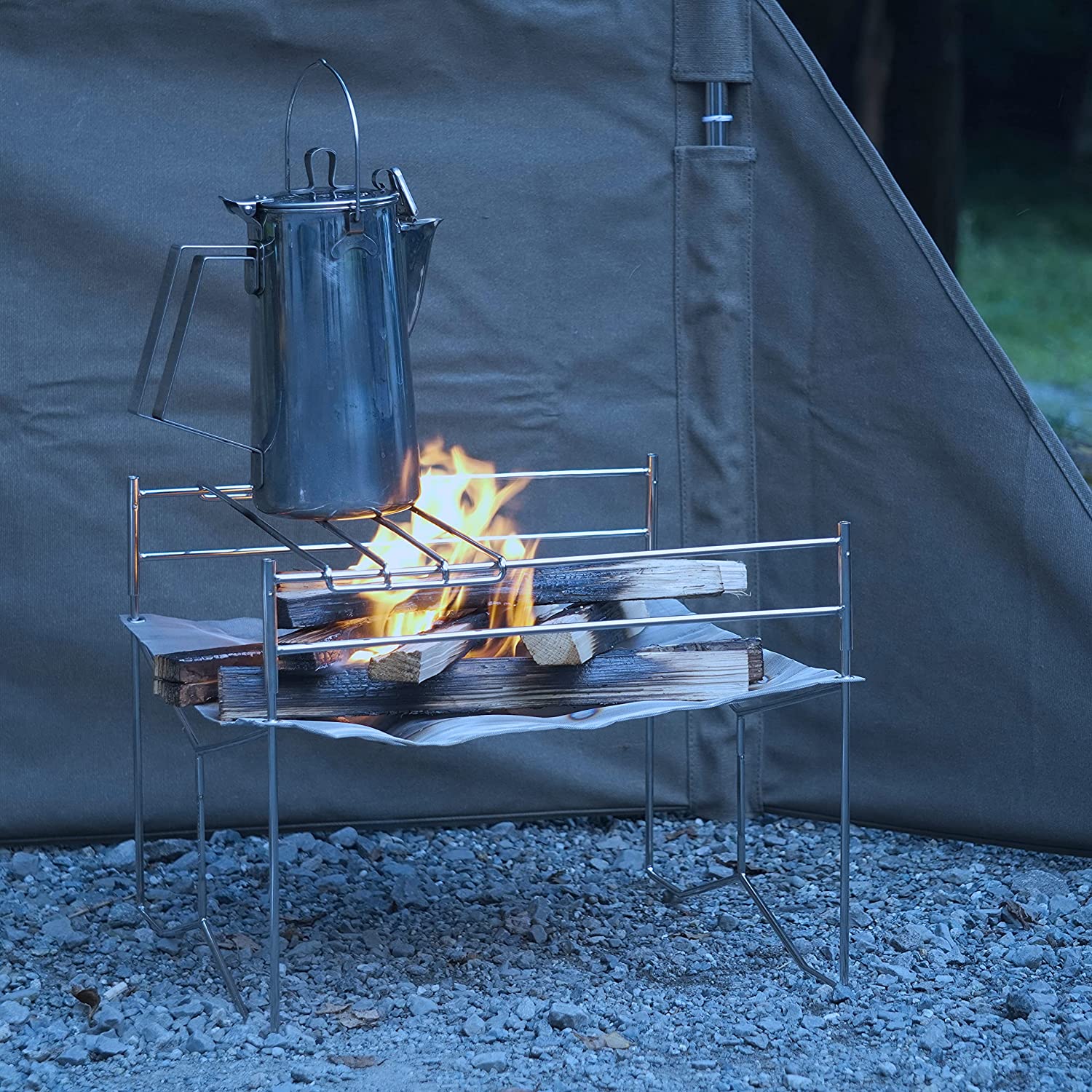 【色: カーキ色】キャンピングムーンCAMPING MOON キャンプ 焚き火