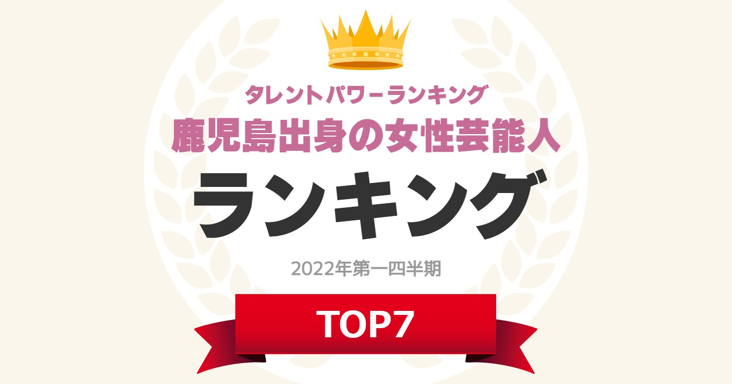 「鹿児島出身の女性芸能人」タレントパワーランキングTOP7! 1位は「榮倉奈々」【2022年最新調査結果】(1/5) | 芸能人 ねとらぼリサーチ
