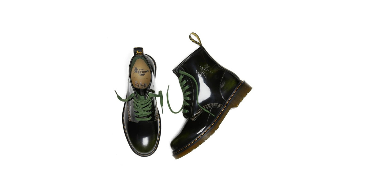 ドクターマーチン 1461 THE CLASHコラボ 3ホールシューズ UK6 MIE 1461