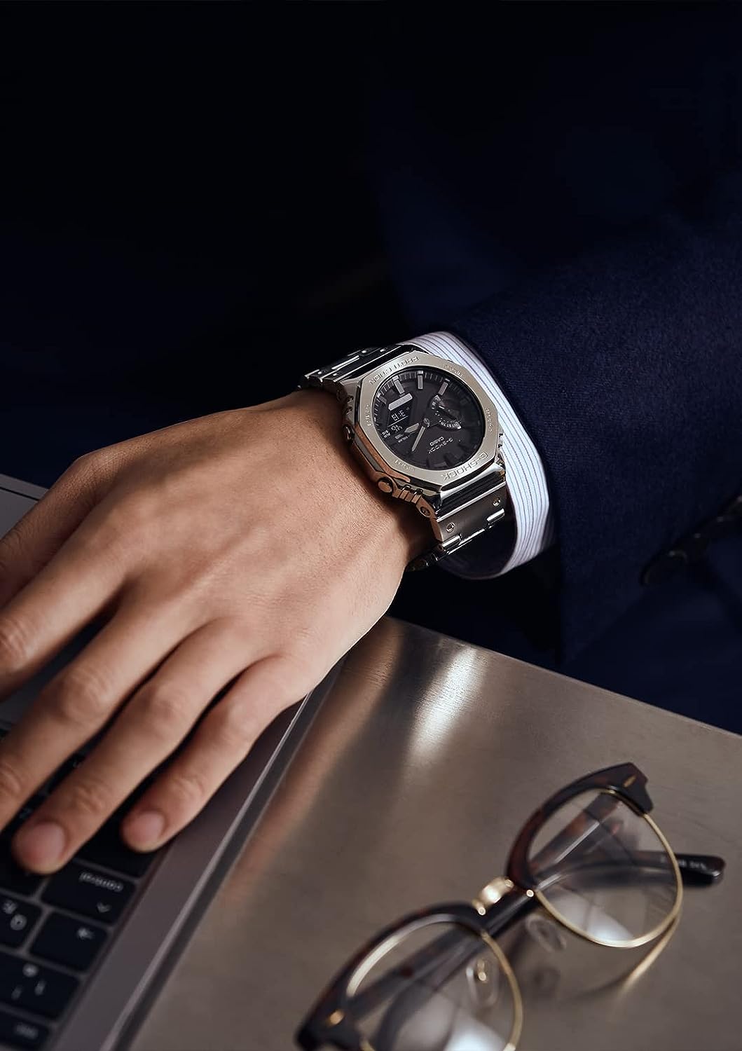 G-SHOCK】G-STEEL(Gスチール) / クロノグラフ＆スマートフォンリンク 