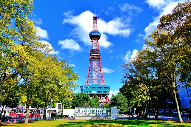 北海道 札幌市大通公園とさっぽろテレビ塔