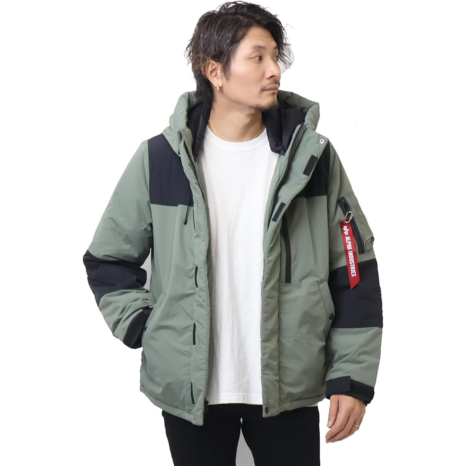 状態良好のオススメ品！！！☆アルファ ミリタリー ジャケット ロング