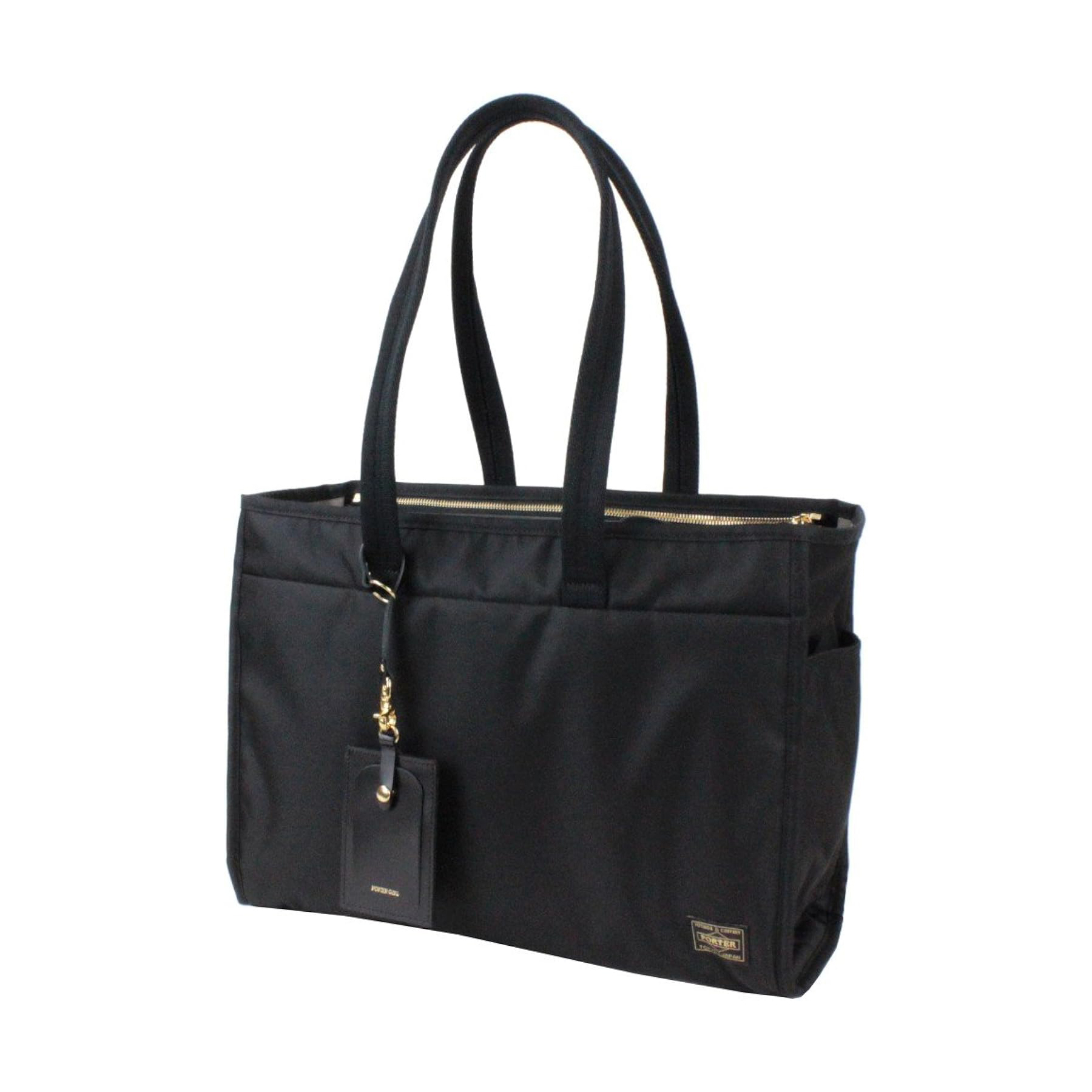 aa23◆　美品〈PORTER ポーター〉 トートバッグ レディース ブラック系 ディズニー ミニーマウス Disney ハンドバッグ ポーター アルーフ トートバッグ 023-01079 吉田カバン