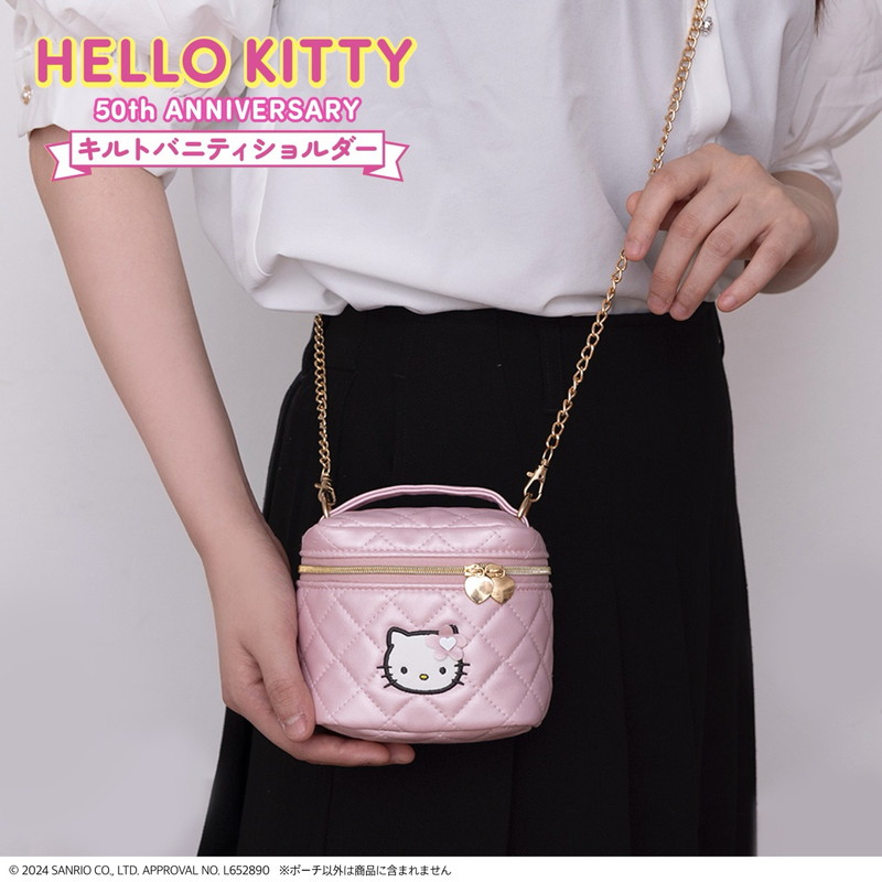 HELLO KITTY 50th ANNIVERSARY キルトバニティショルダー