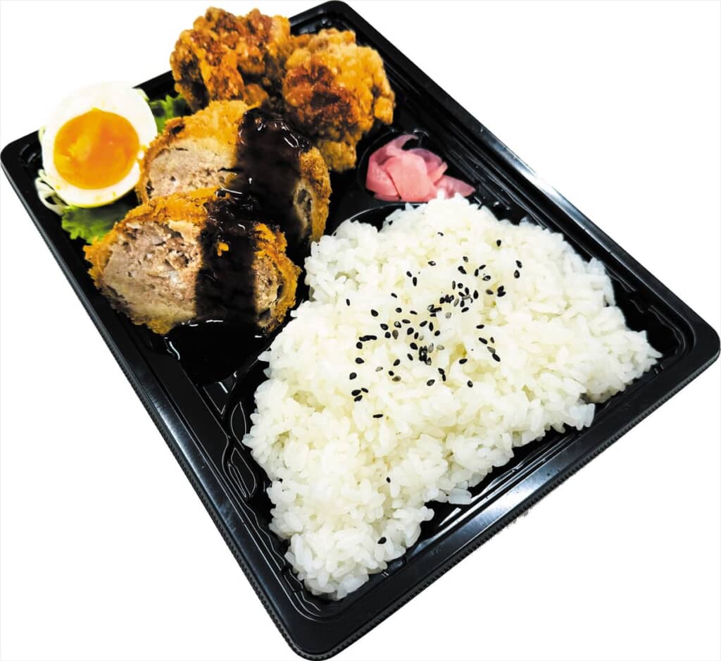 トップバリュ タスマニアビーフメンチカツ弁当